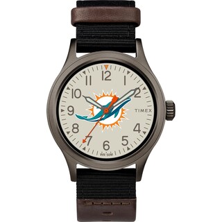 Foto 1 | Reloj Timex Nfl Clutch Miami Dolphins Para Hombre - Venta Internacional.