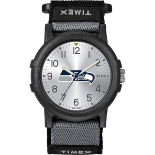 Foto 1 | Reloj Timex Nfl Recruit 38 Mm Con Correa Negra Para Seattle Seahawks - Venta Internacional.