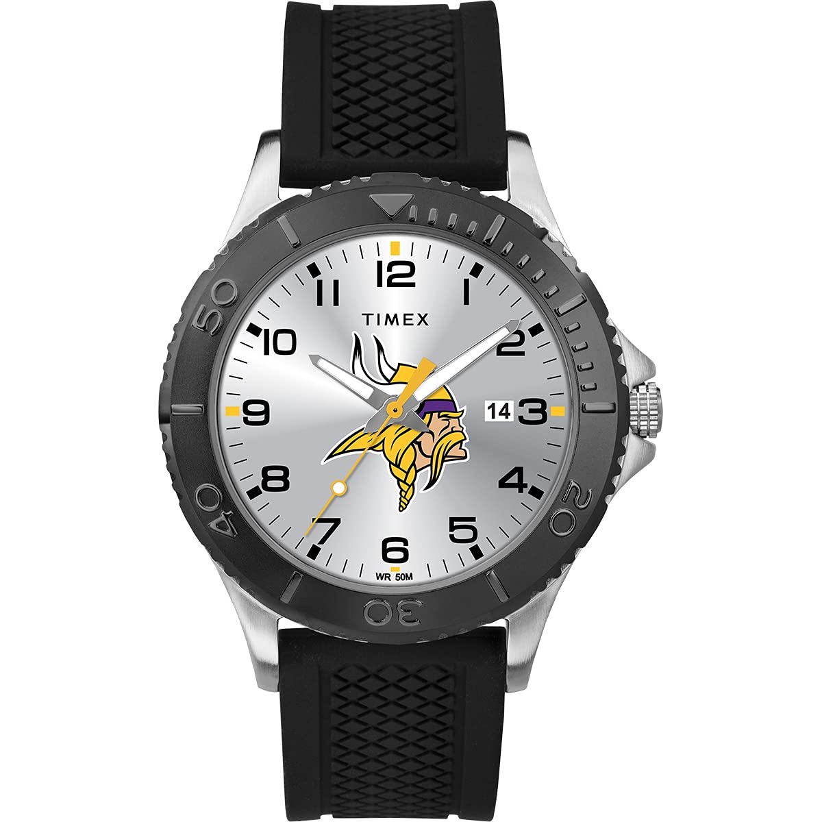 Foto 2 pulgar | Mira Timex Nfl Gamer Minnesota Vikings Para Hombre - Venta Internacional.