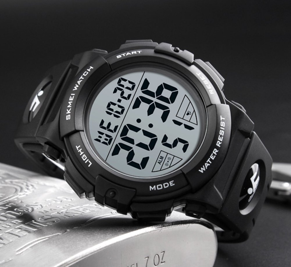Foto 4 pulgar | Reloj Skmei Digital Con Cara Grande Para Hombre, Deportivo, Impermeable, Negro - Venta Internacional.
