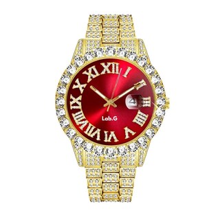 Foto 1 | Reloj De Pulsera Unisex Con Diamantes Lab.g Dorado