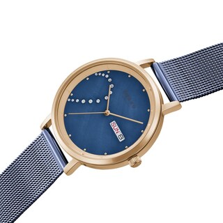 Foto 4 | Reloj Obaku Denmark V248ghvlml Draabe Ocean-azul