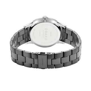 Foto 3 | Reloj Obaku Denmark V247xduusu Lyng Stor Smokey-gris