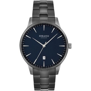 Foto 1 | Reloj Obaku Denmark V247xdulsu Lyng Stor Phanton-acero