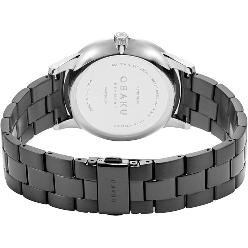 Foto 4 pulgar | Reloj Obaku Denmark V247xdulsu Lyng Stor Phanton-acero
