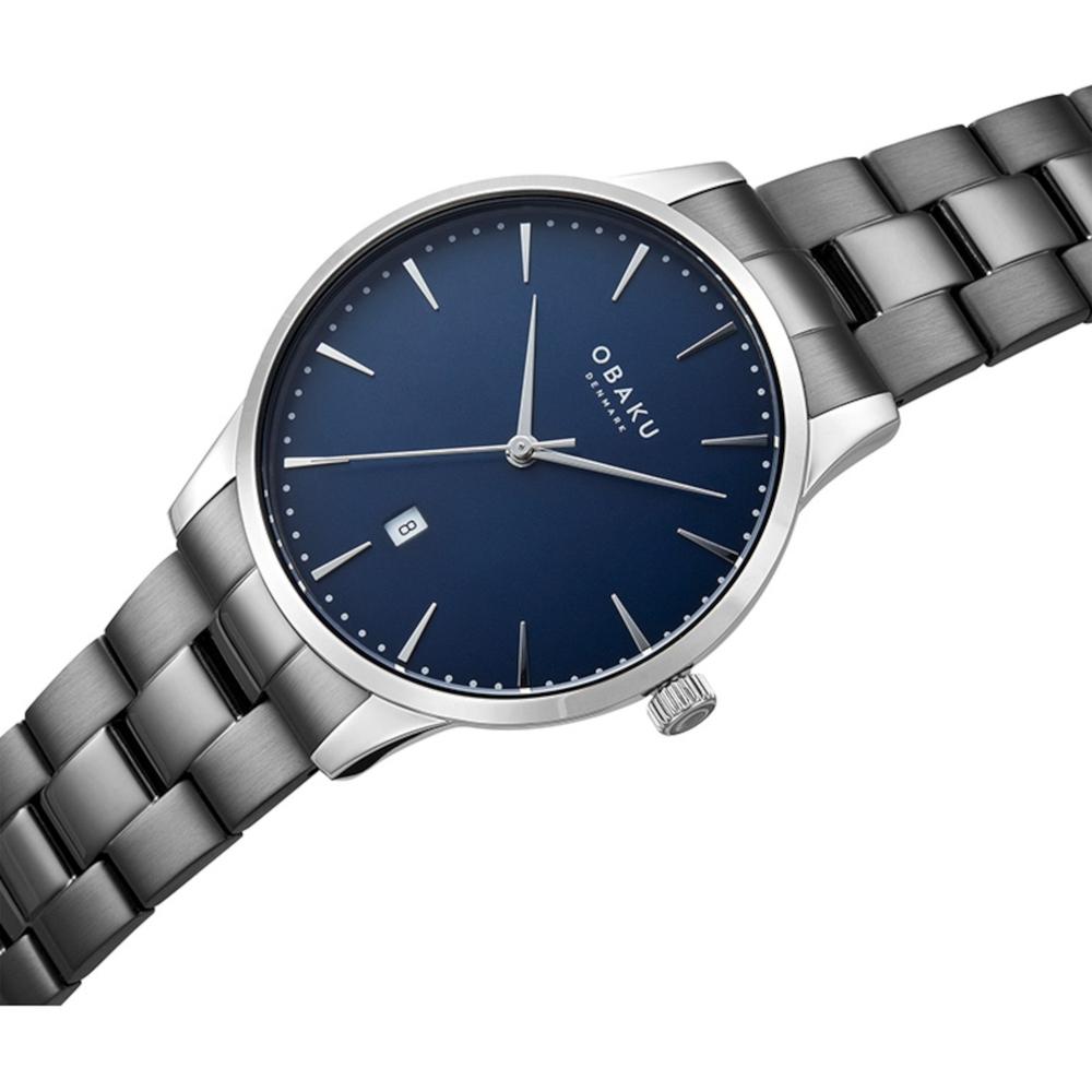 Foto 5 pulgar | Reloj Obaku Denmark V247xdulsu Lyng Stor Phanton-acero