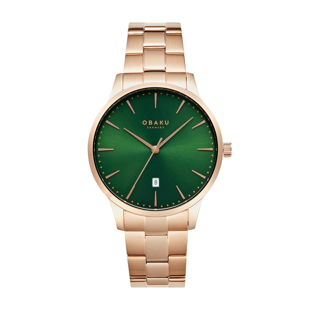 Foto 2 pulgar | Reloj Obaku Denmark V247xdvesv Lyng Stor Mint-acero