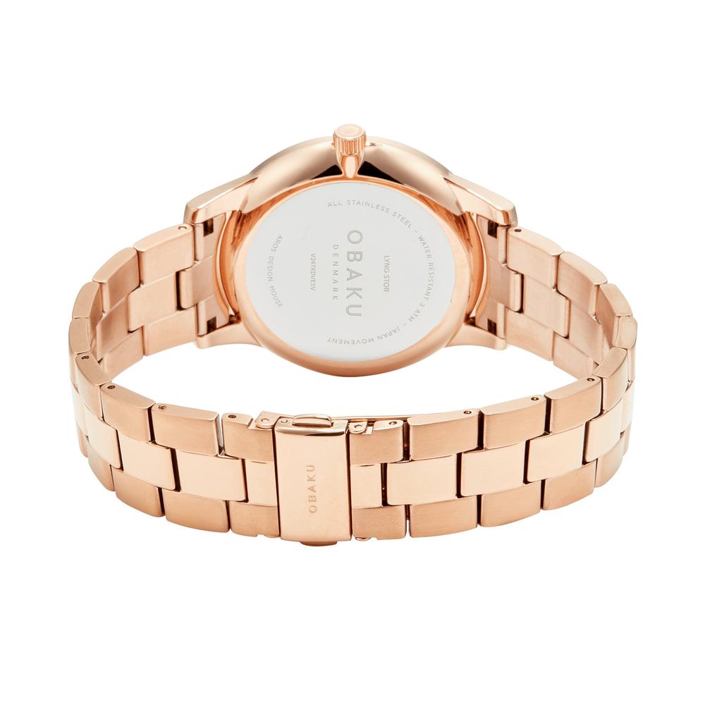 Foto 4 pulgar | Reloj Obaku Denmark V247xdvesv Lyng Stor Mint-acero