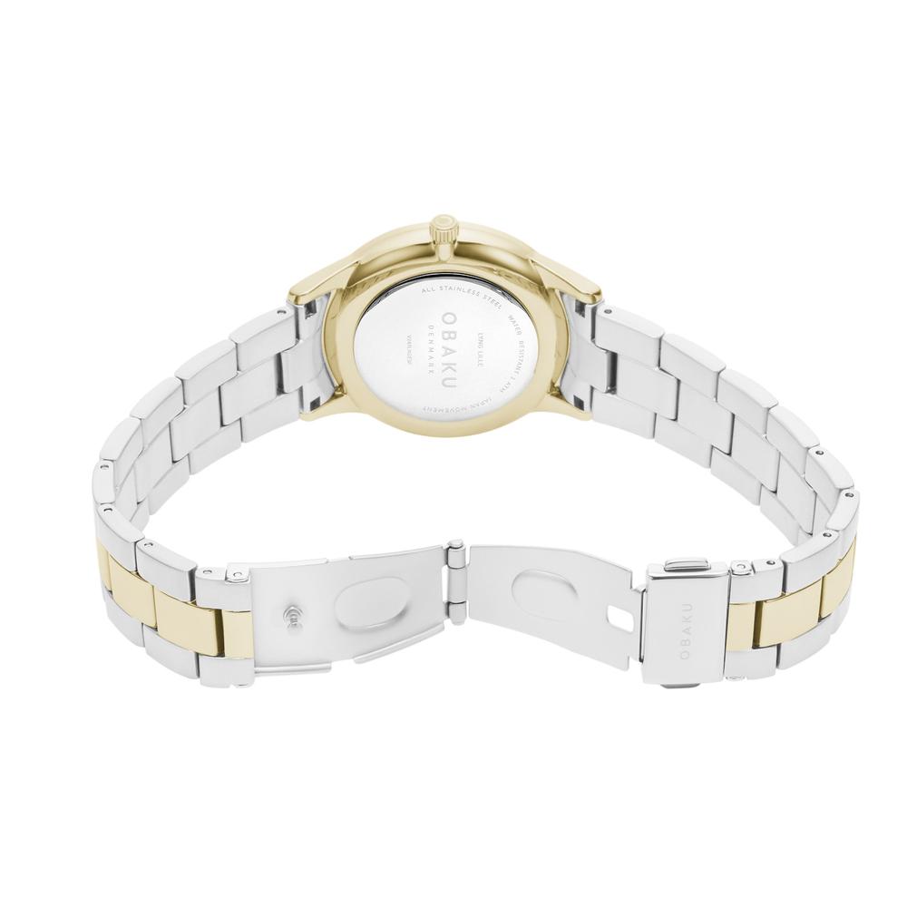 Foto 3 | Reloj Obaku Denmark V247xdgisf Lyng Stor Bright-acero