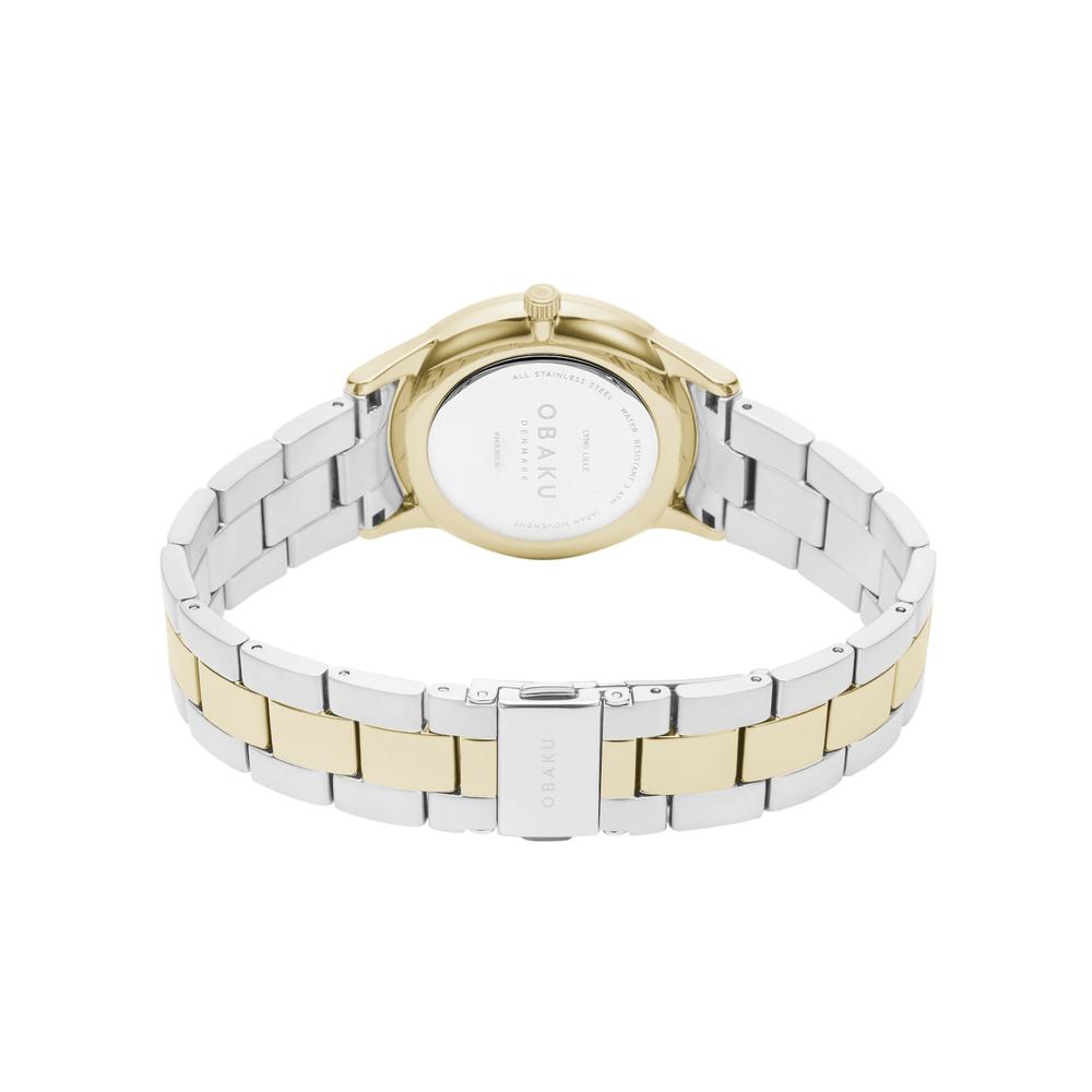 Foto 4 | Reloj Obaku Denmark V247xdgisf Lyng Stor Bright-acero