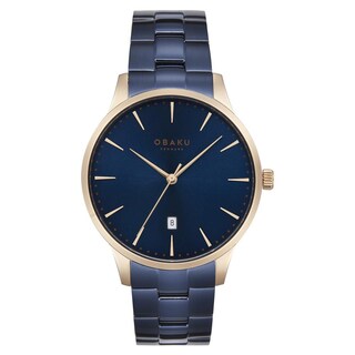 Foto 1 | Reloj Obaku Denmark V247xdvlsl Lyng Stor Bahama-azul