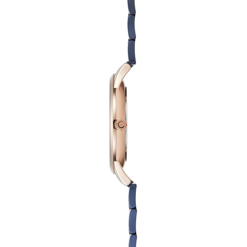 Foto 3 pulgar | Reloj Obaku Denmark V247xdvlsl Lyng Stor Bahama-azul