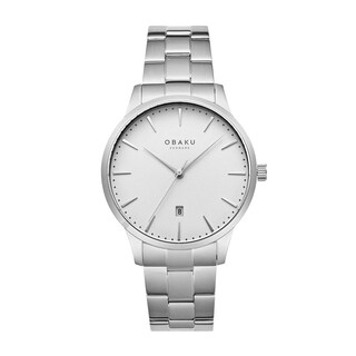 Foto 1 | Reloj Obaku Denmark V247xdcisc Lyng Stor Brace-acero