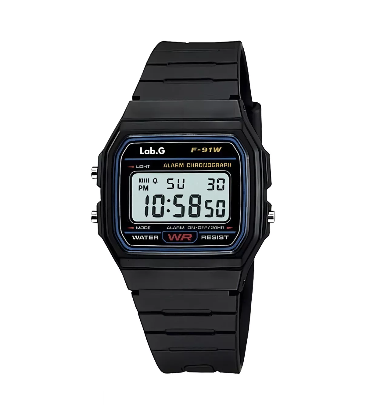 Foto 1 | Reloj De Pulsera Y Hebilla Simple Lab.g Negro