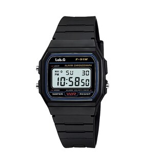Foto 1 | Reloj De Pulsera Y Hebilla Simple Lab.g Negro
