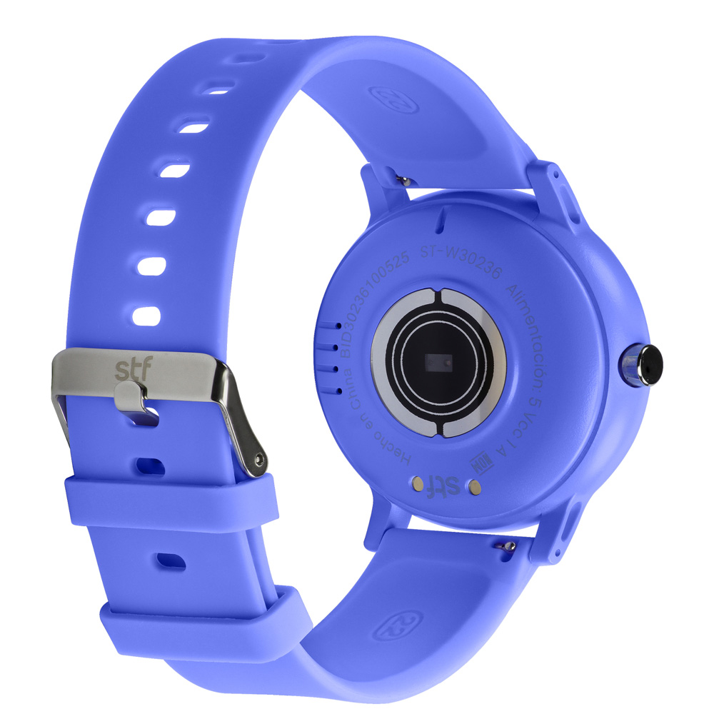 Foto 5 pulgar | Smartwatch Stf Kronos Insignia Round Tft 1.39''  Llamadas  Ip65 Lila