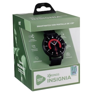 Foto 7 | Smartwatch Stf Kronos Insignia Round Tft 1.39'' Llamadas Ip65 Negro