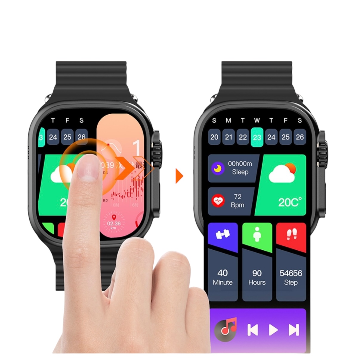 Foto 3 pulgar | Smarthwatch Dt Ultra 3