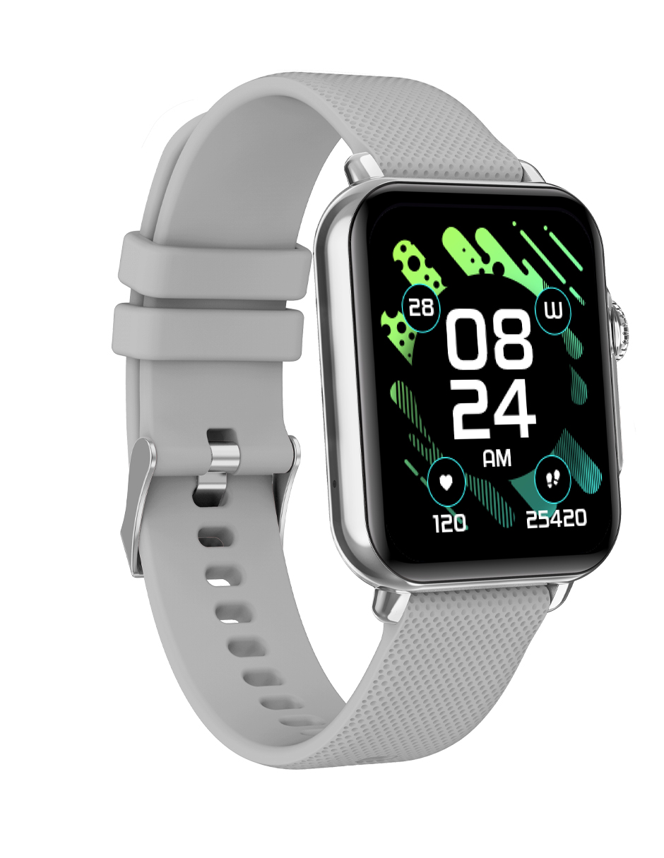 Foto 4 pulgar | Reloj Inteligente Aiwa Aiwatch Awsf13gb Gris