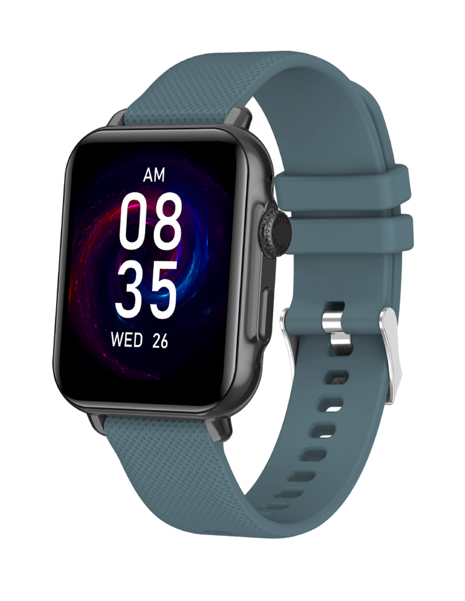 Foto 3 pulgar | Reloj Inteligente Aiwa Aiwatch Awsf13bu Azul