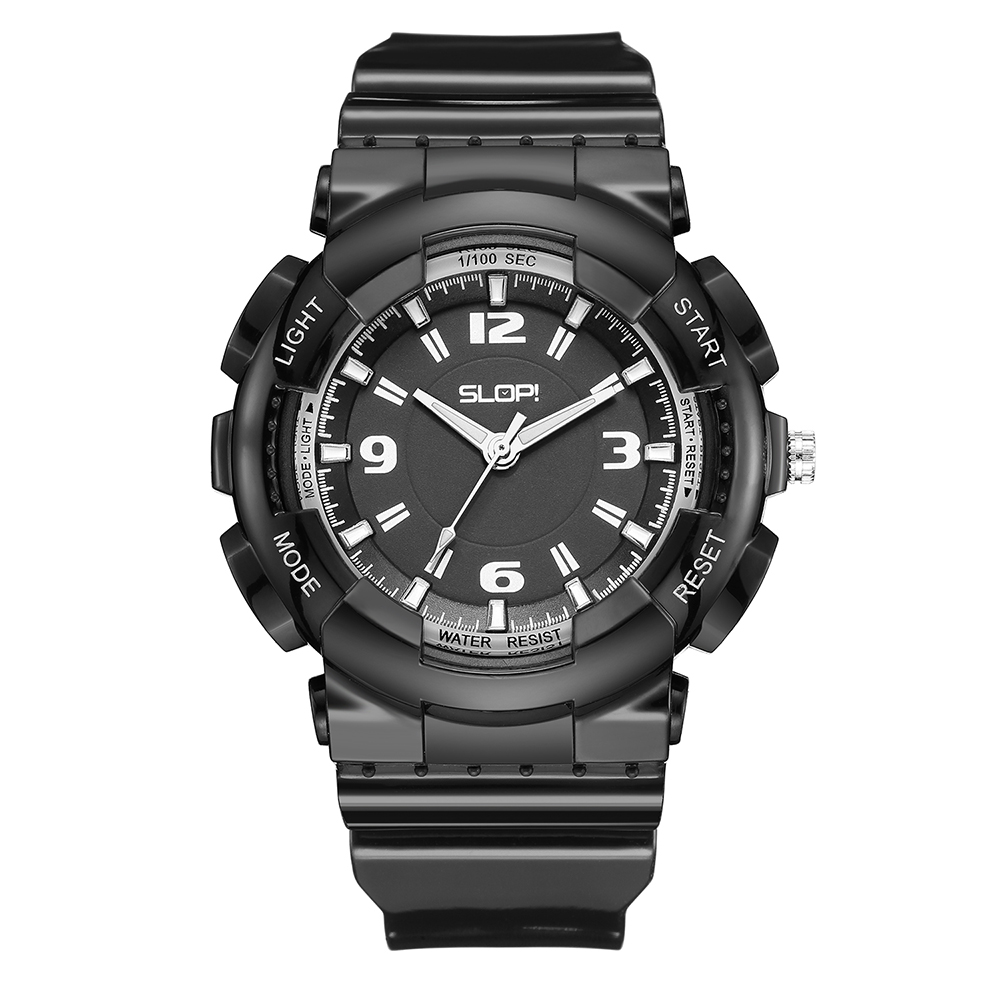 Reloj de Pulsera Slop Unisex Sw8852l1 color Negro