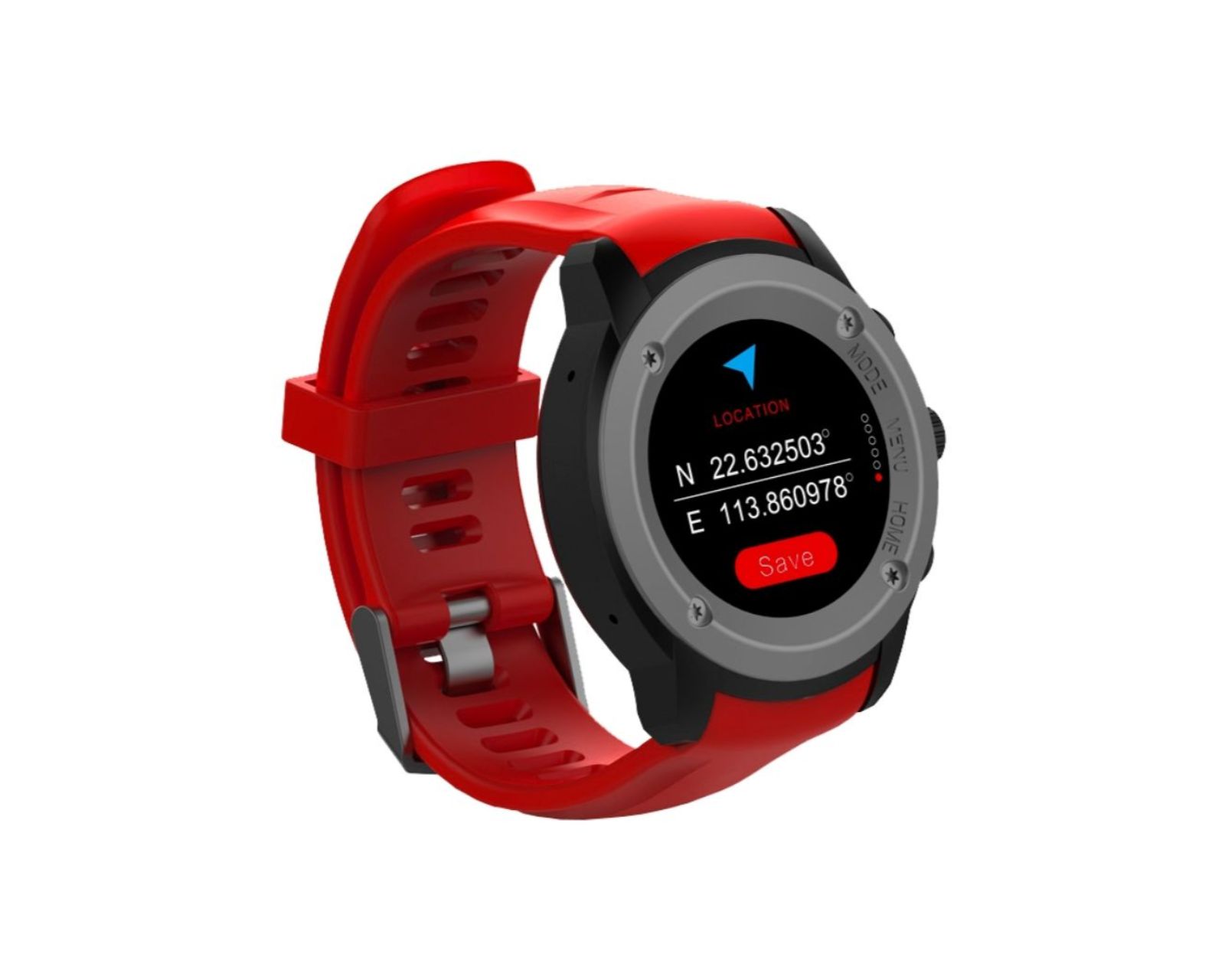 Smartwatch Ghia GAC-072 Draco color Rojo 1.3 Pulgadas