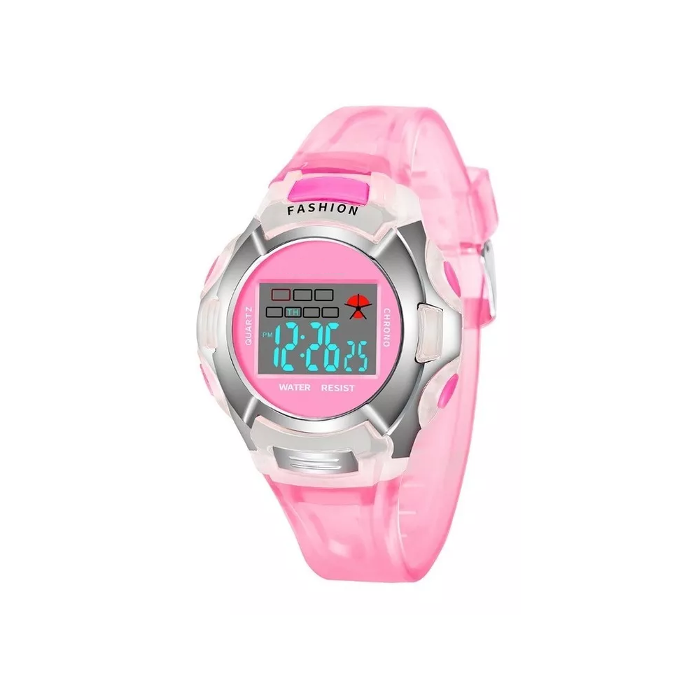 Reloj Infantil Belug  color Rosa Contra Agua