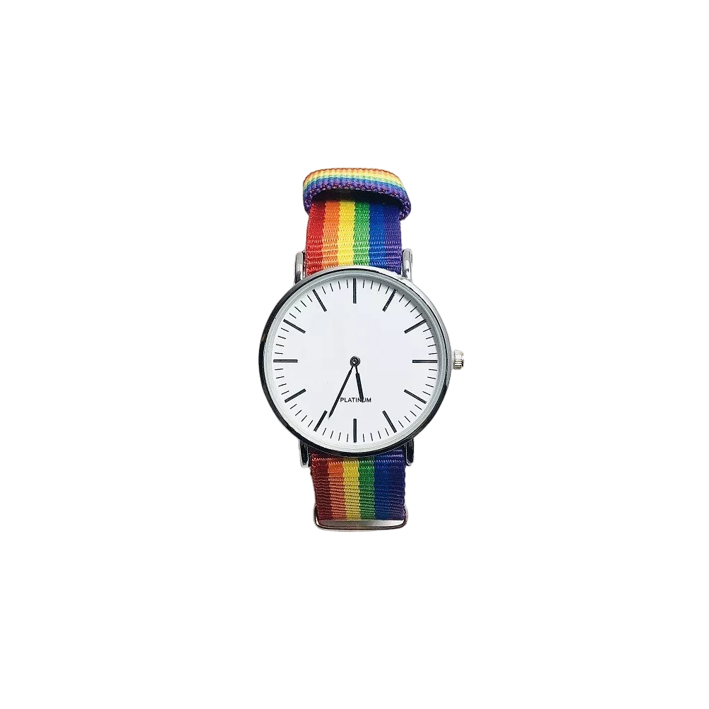 Foto 1 | Reloj Pulsera Extensible Arcoíris Colores Belug