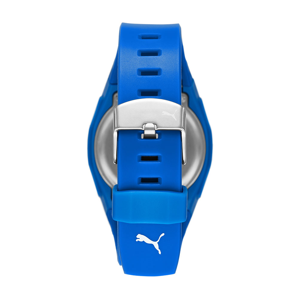 Foto 4 pulgar | Reloj Puma Unisex Azul de Poliuretano con Carátula Gris y Función Digital