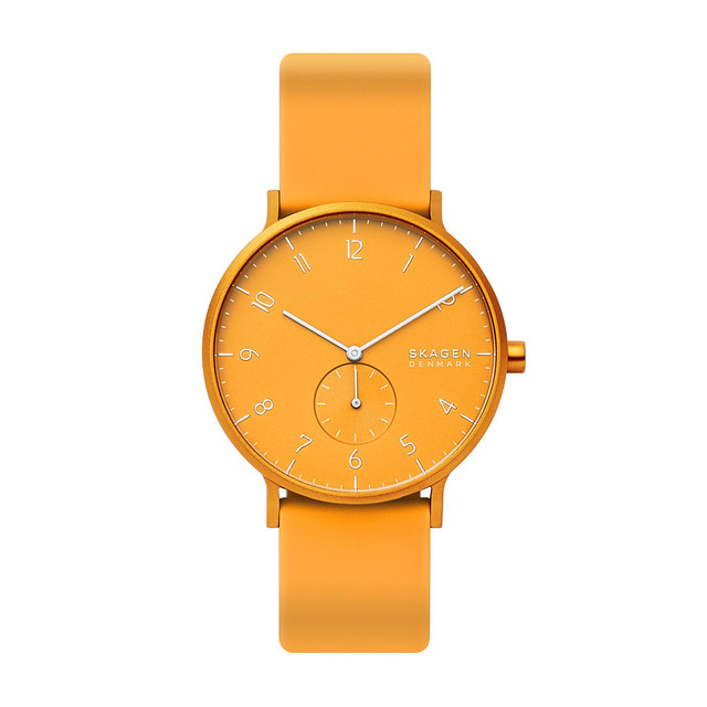 Foto 2 pulgar | Reloj de Pulso Skagen Aaren Kulor Skw6510 color Amarillo para Unisex