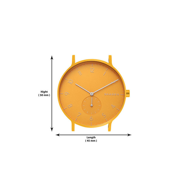 Foto 3 pulgar | Reloj de Pulso Skagen Aaren Kulor Skw6510 color Amarillo para Unisex