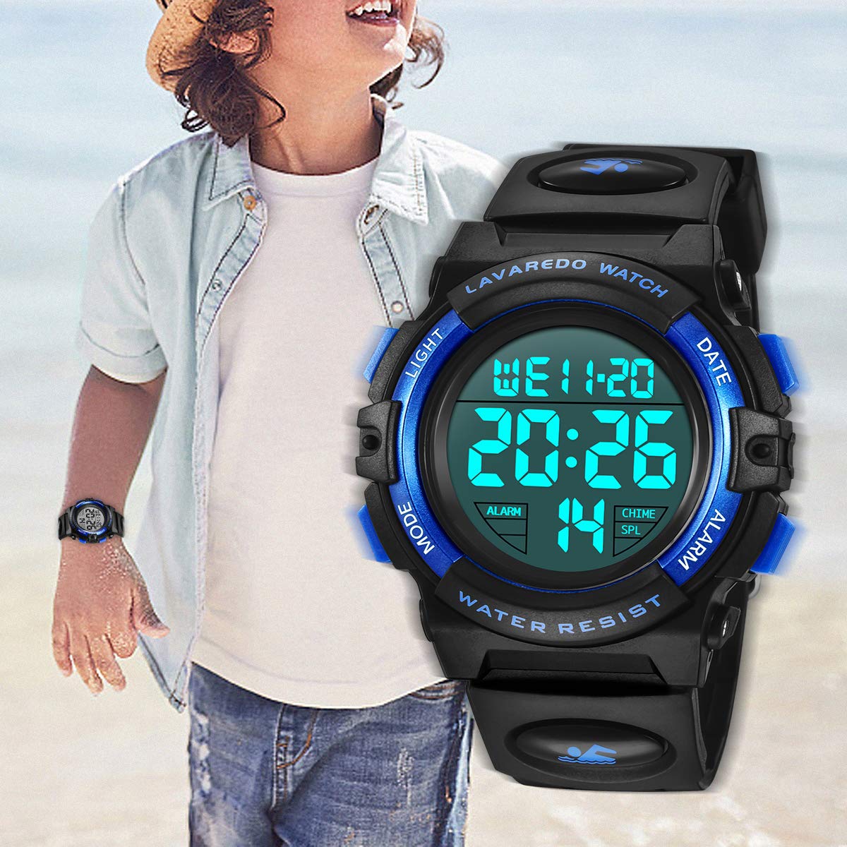 Foto 3 pulgar | Reloj Digital Nn Ben Nevis Para Niños De 5 A 15 Años, Resistente Al Agua, 50 M - Venta Internacional.