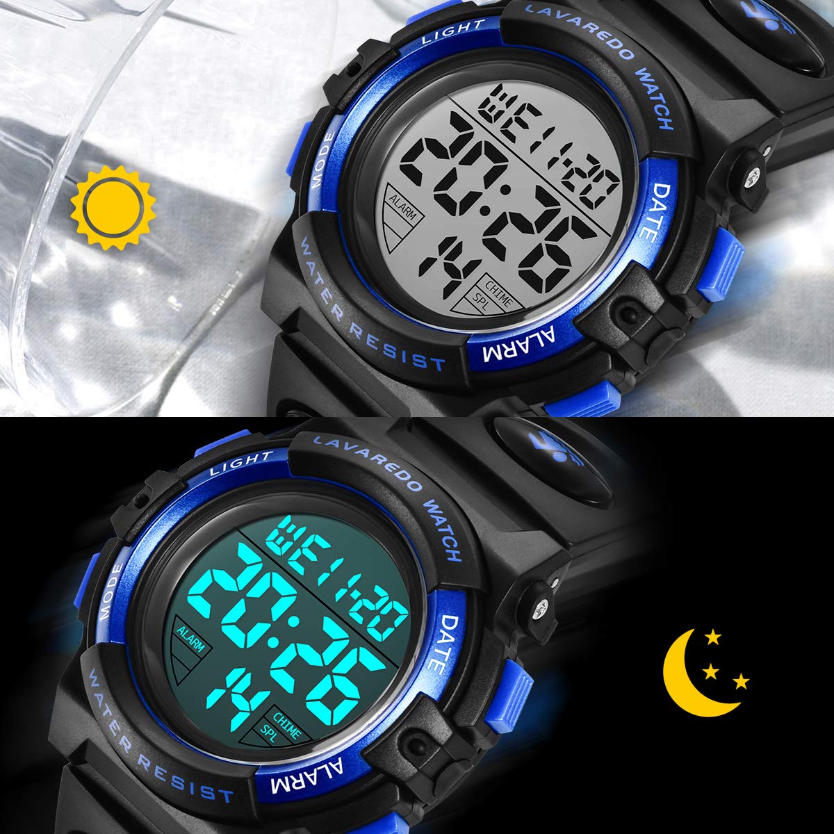 Foto 5 pulgar | Reloj Digital Nn Ben Nevis Para Niños De 5 A 15 Años, Resistente Al Agua, 50 M - Venta Internacional.