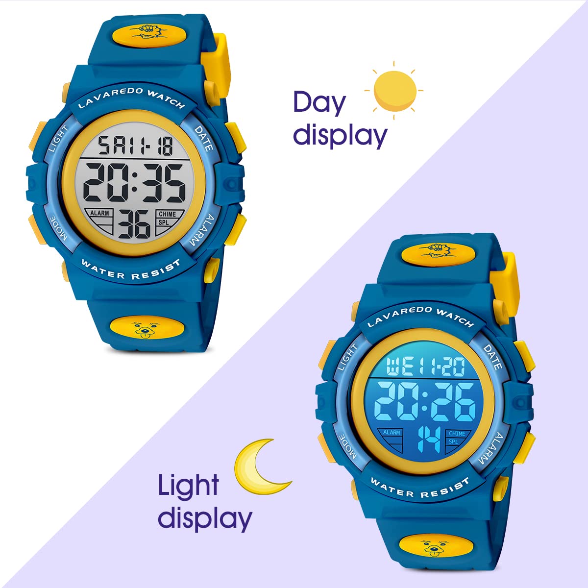 Foto 5 pulgar | Reloj Digital Nn Ben Nevis Para Niños De 5 A 15 Años, Resistente Al Agua, 50 M - Venta Internacional.