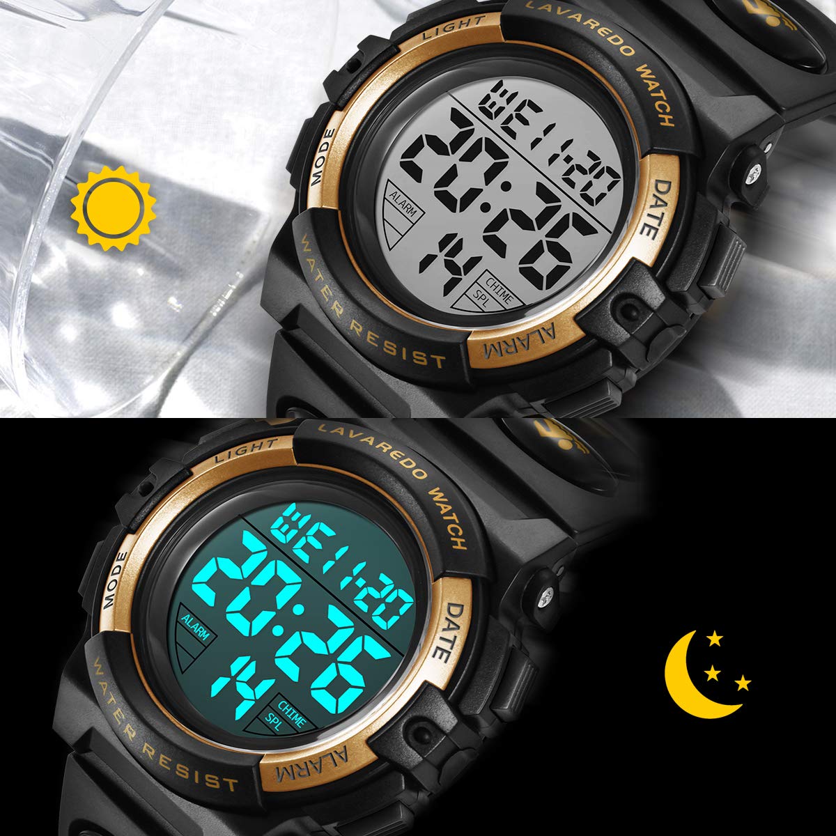 Foto 5 pulgar | Reloj Digital Nn Ben Nevis Para Niños De 5 A 15 Años, Resistente Al Agua, 50 M - Venta Internacional.