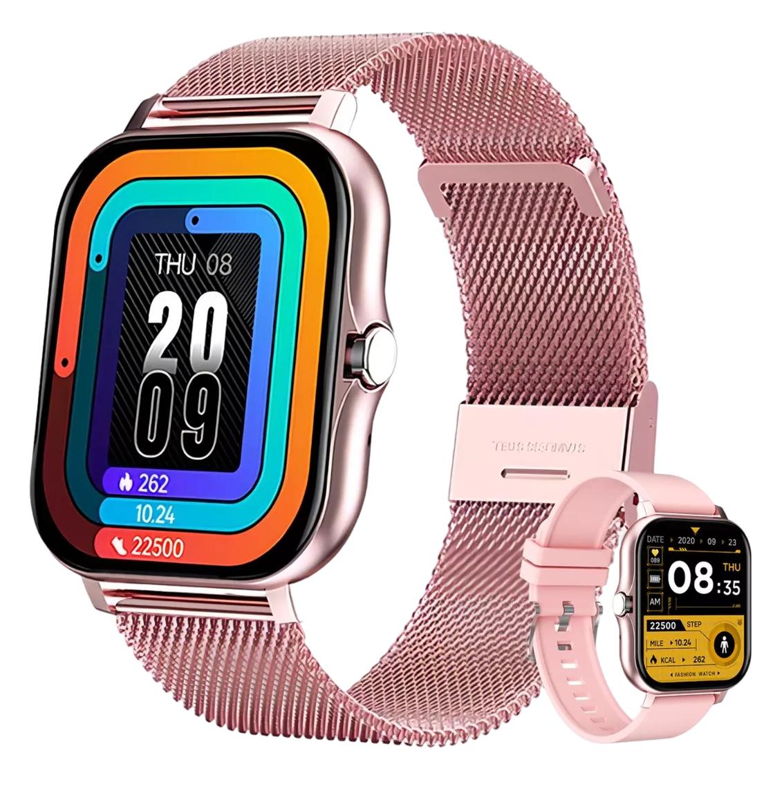 Smartwatch Deportivo Rosa