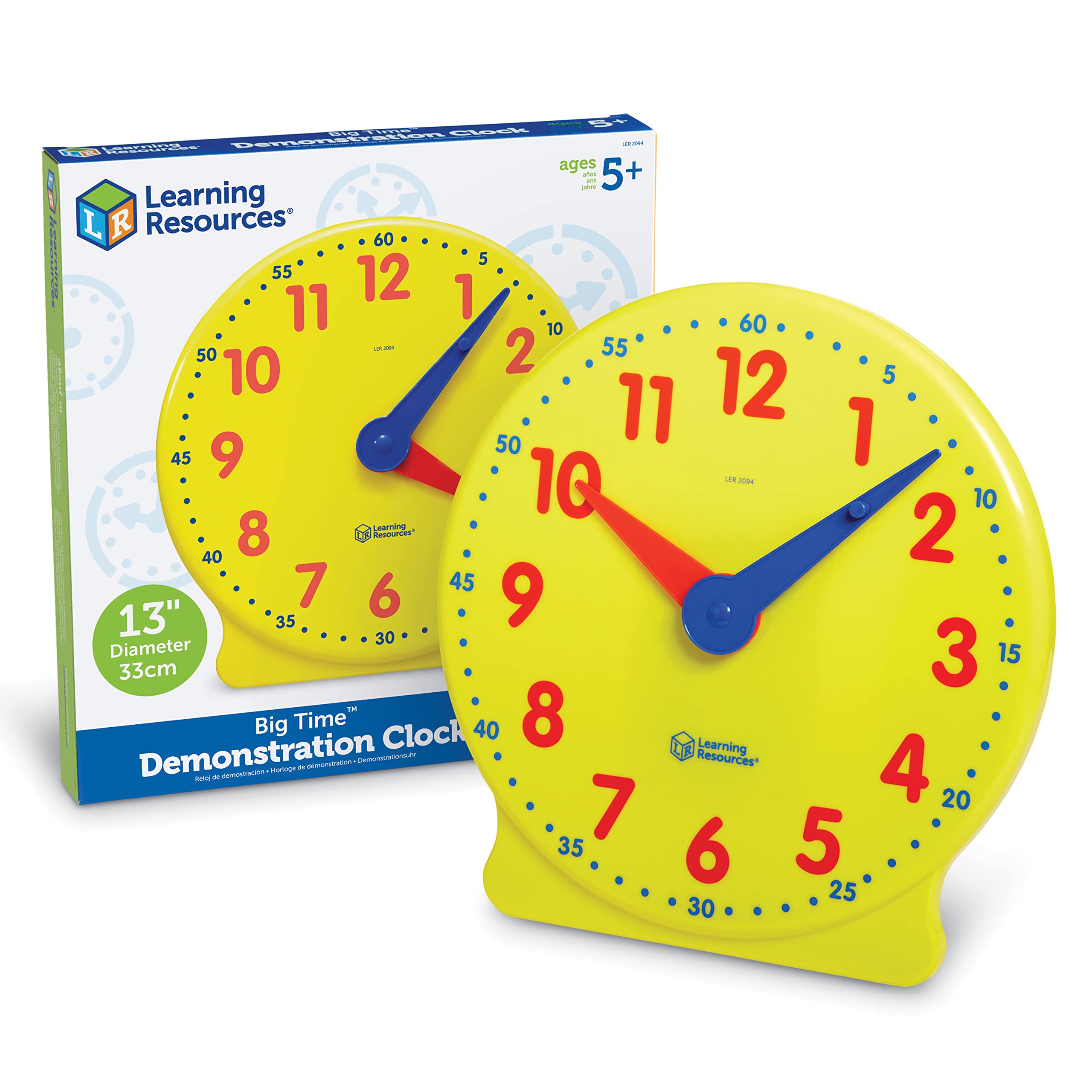 Learning Clock Learning Resources Big Time Homeschool 5+ - Venta Internacional.