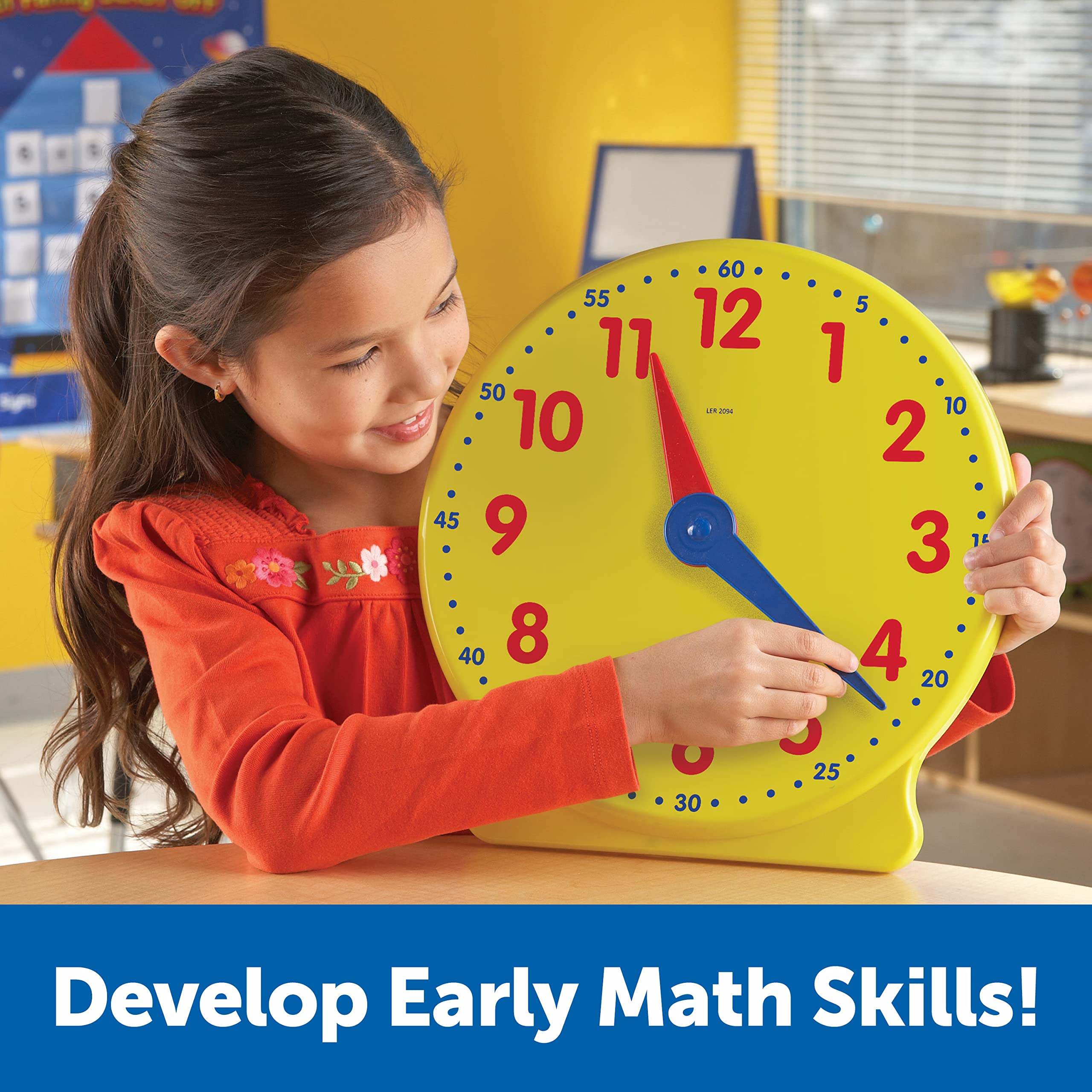 Foto 4 pulgar | Learning Clock Learning Resources Big Time Homeschool 5+ - Venta Internacional.