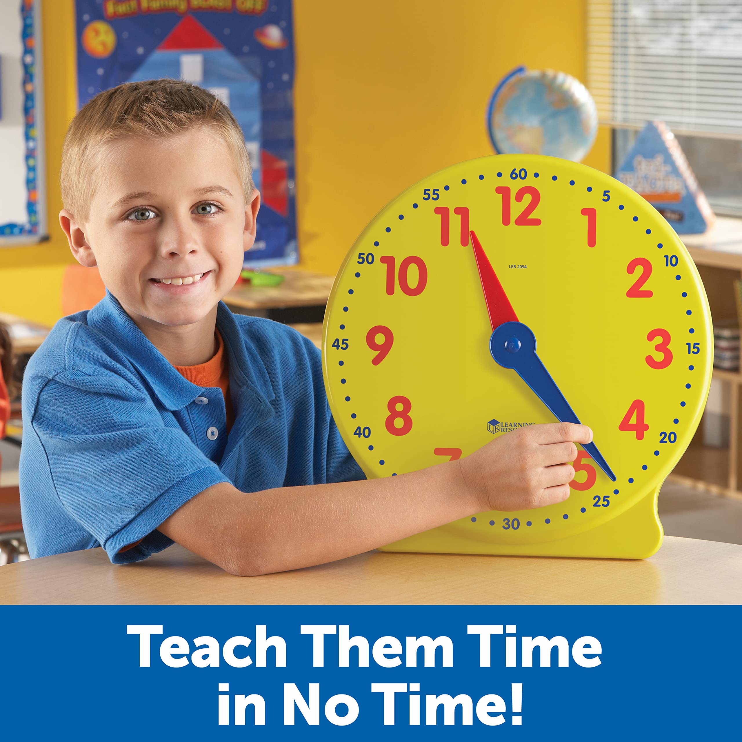 Foto 5 pulgar | Learning Clock Learning Resources Big Time Homeschool 5+ - Venta Internacional.