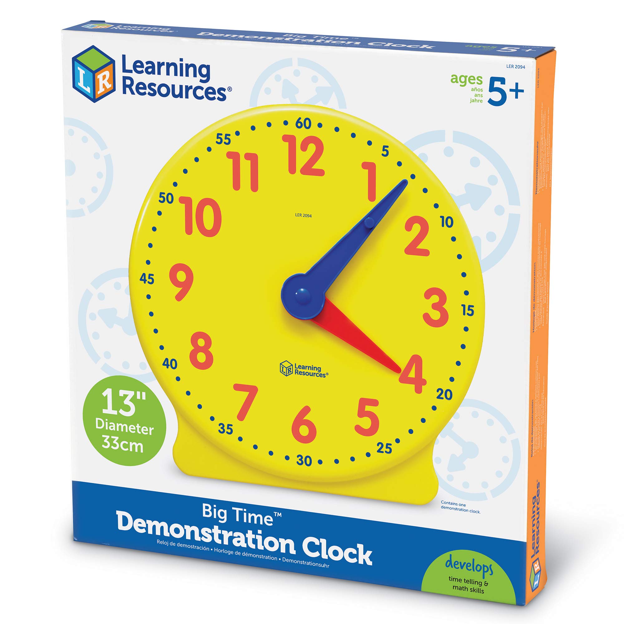 Foto 8 pulgar | Learning Clock Learning Resources Big Time Homeschool 5+ - Venta Internacional.