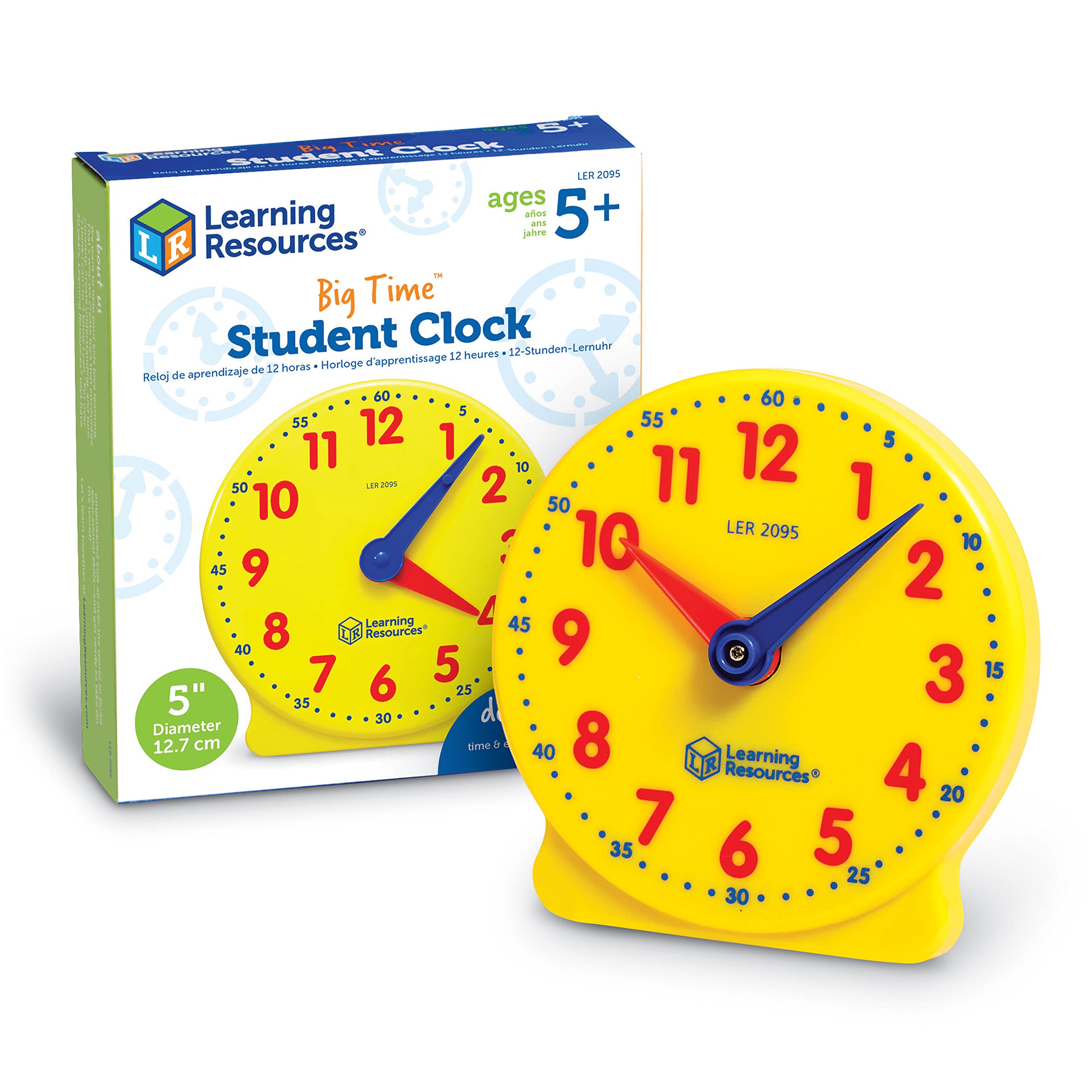 Foto 2 pulgar | Reloj de Aprendizaje Learning Resources 12 Horas  Ideal para Aprender a Leer la Hora - Venta Internacional