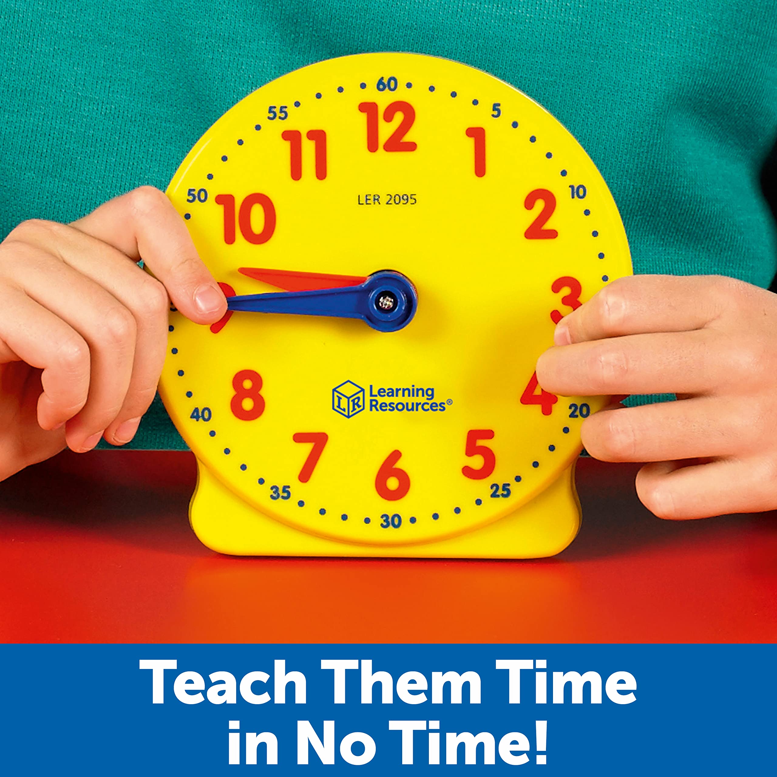 Foto 4 pulgar | Reloj de Aprendizaje Learning Resources 12 Horas  Ideal para Aprender a Leer la Hora - Venta Internacional