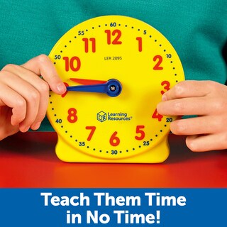 Foto 3 | Reloj de Aprendizaje Learning Resources 12 Horas Ideal para Aprender a Leer la Hora - Venta Internacional