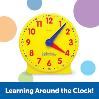 Foto 5 | Reloj de Aprendizaje Learning Resources 12 Horas Ideal para Aprender a Leer la Hora - Venta Internacional