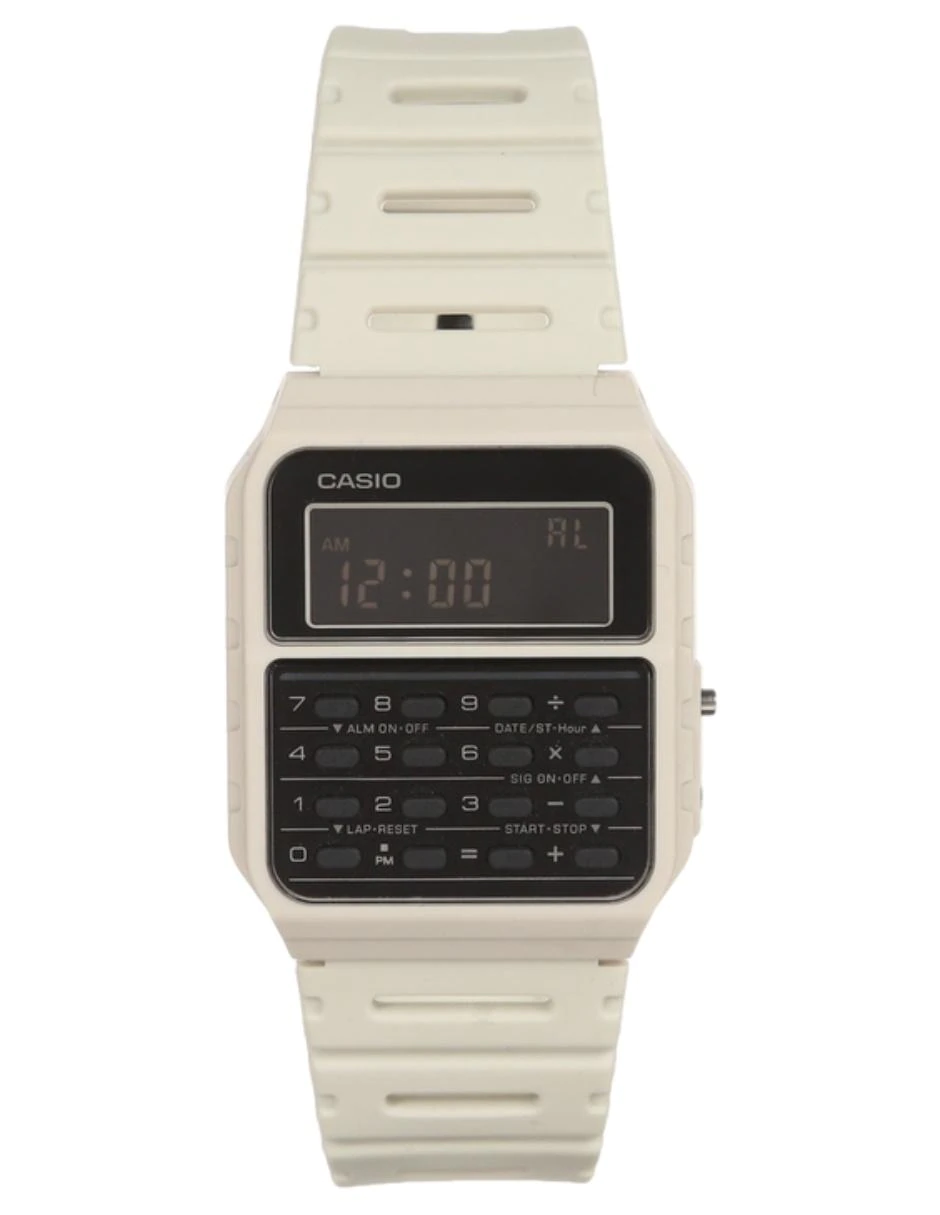 Foto 2 pulgar | Reloj Casio Ca-53wf-8bcf con Calculadora Hora Dual Blanco