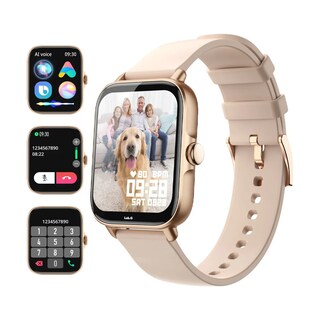 Foto 5 | Reloj Inteligente Bluetooth Llamada Lab.g Dorado