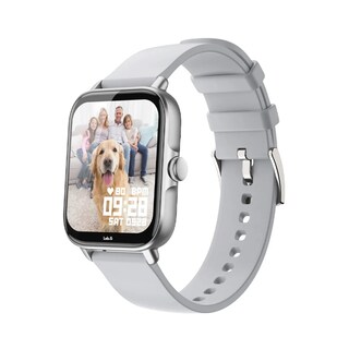 Foto 1 | Reloj Inteligente Bluetooth Llamada Lab.g Plateado