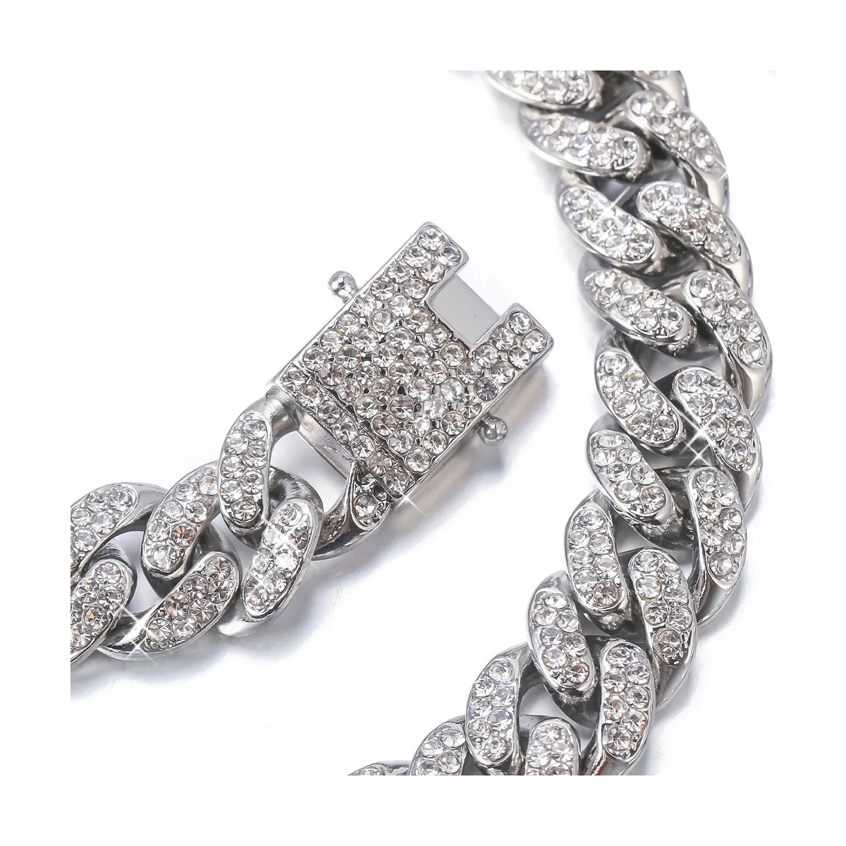Foto 2 | Reloj De Pulsera De Lujo Con Diamantes Y Brazalete, Unisex Lab.g Plateado