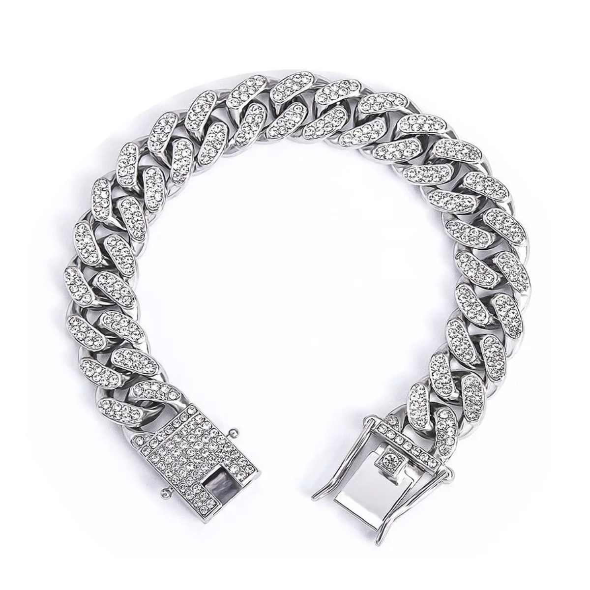 Foto 4 pulgar | Reloj De Pulsera De Lujo Con Diamantes Y Brazalete, Unisex Lab.g Plateado