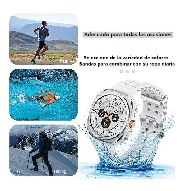 Foto 3 pulgar | Smartwatch Reloj Inteligente Bluetooth Plateado